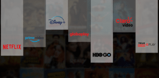 Netflix, Prime Video, Disney+, Globoplay, HBO GO, Claro Video, TeleCine Play
