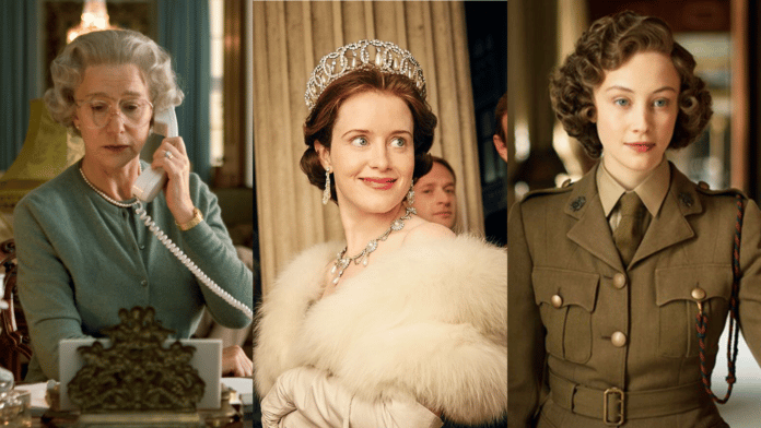 Representações da Rainha Elizabeth II em filmes e séries