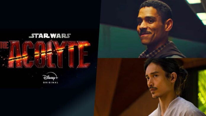 Charlie Barnett e Manny Jacinto em Star Wars: The Acolyte