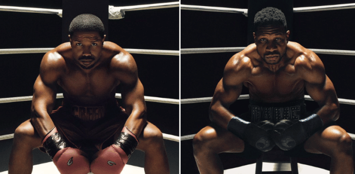 Michael B. Jordan e Jonathan Majors em Creed 3