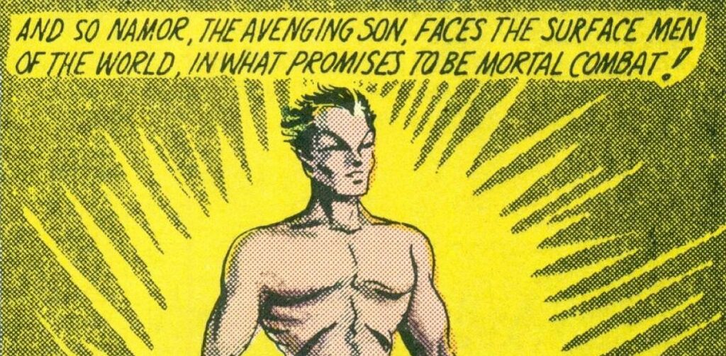 Namor em Motion Picture Funnies Weekly #1