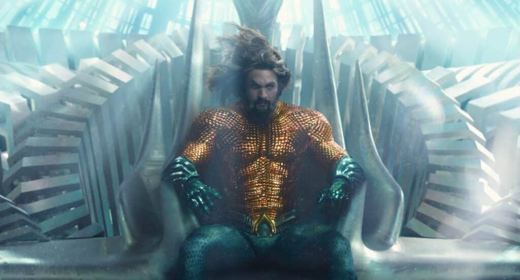 Jason Momoa em Aquaman e o Reino Perdido