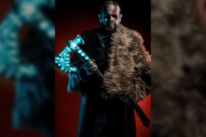 Dublador de Kratos no Brasil faz cosplay do game, confira - Reprodução RicardoJuarezbz