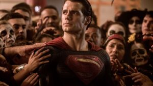 Henry Cavill como Superman em Batman vs Superman: A Origem da Justiça