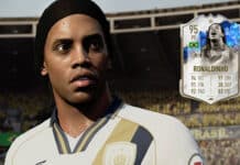 Carta de Ronaldinho no FIFA 23