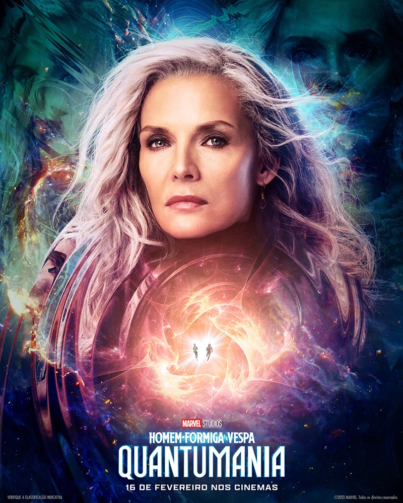 Michelle Pfeiffer como  Janet van Dyne a Vespa Original em Homem-Formiga e a Vespa: Quantumânia