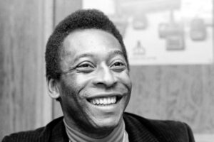 Jogador pelé em Amsterdam