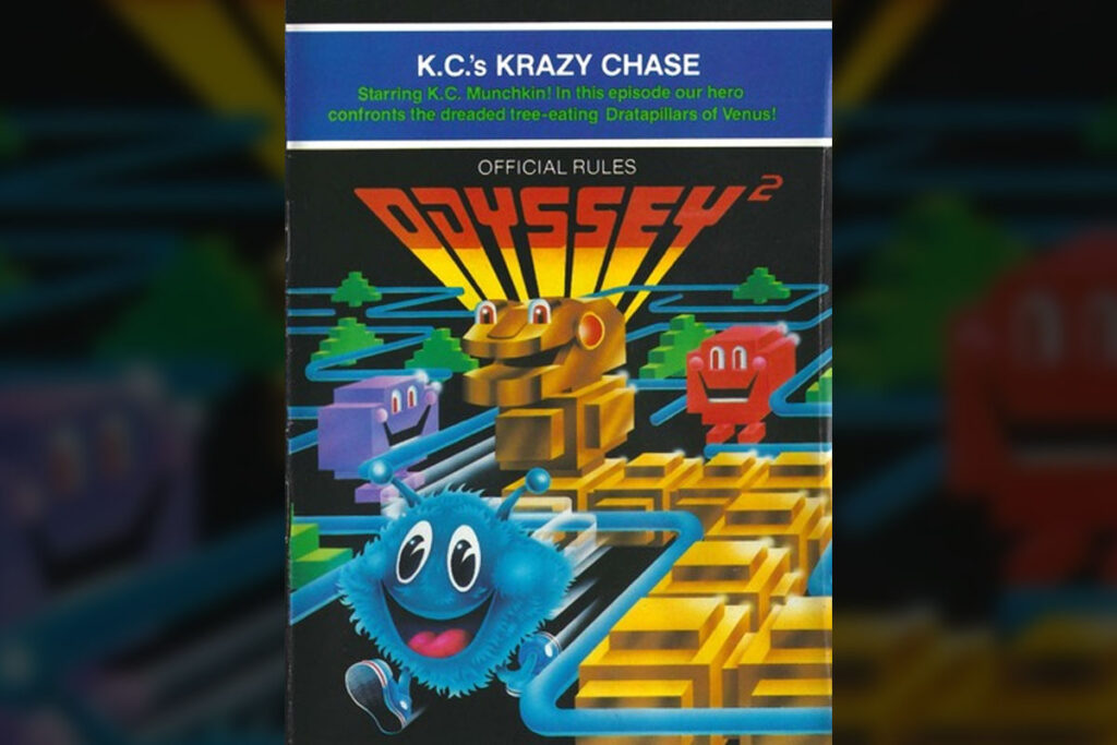 Jogo do console Magnavox Odyssey: K.C.'s Krazy Chase! 