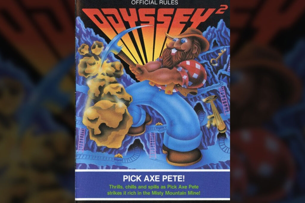 Jogo do console Magnavox Odyssey: Pick Axe Pete 