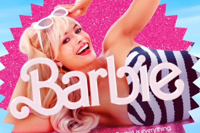 Poster de divulgação do trailer da Barbie