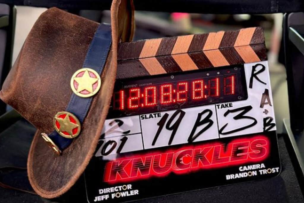 Início das filmagens de Knuckles