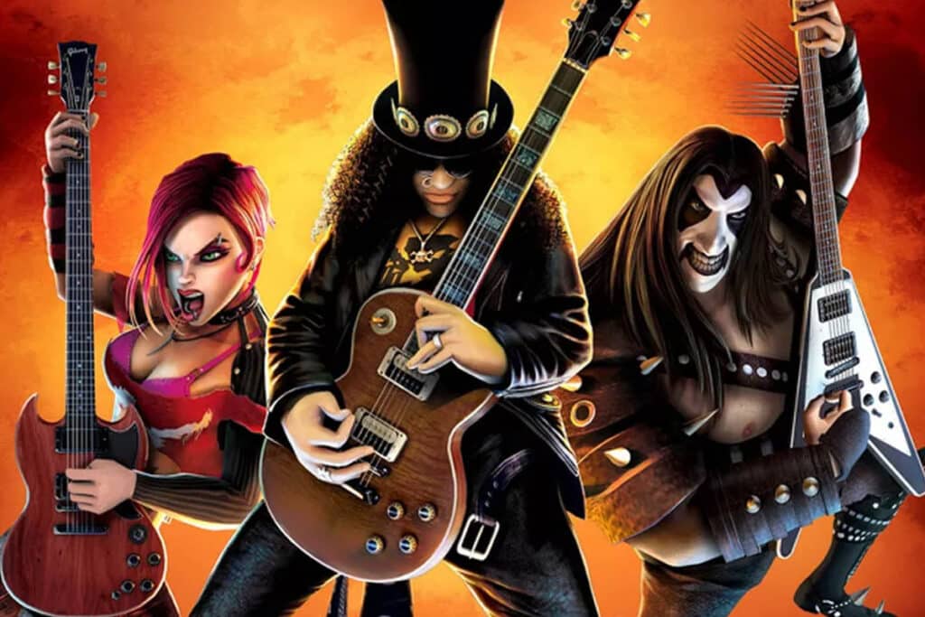 Guitar Hero: Um famoso game da empresa Activision