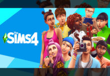 Pôster do game The Sims 4