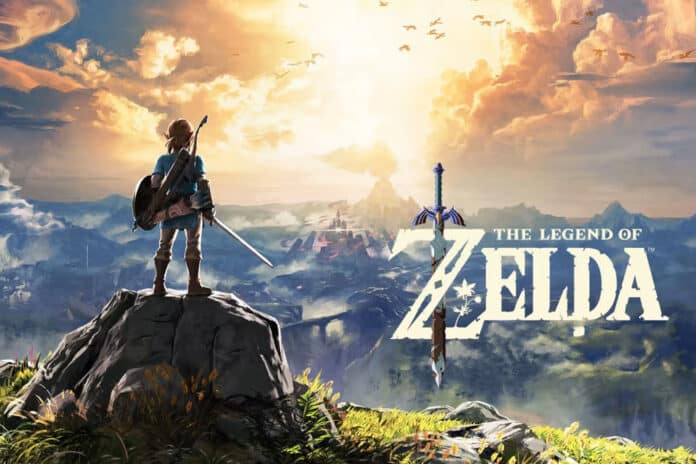 Poster do jogo The Legend of Zelda Breath of the Wild