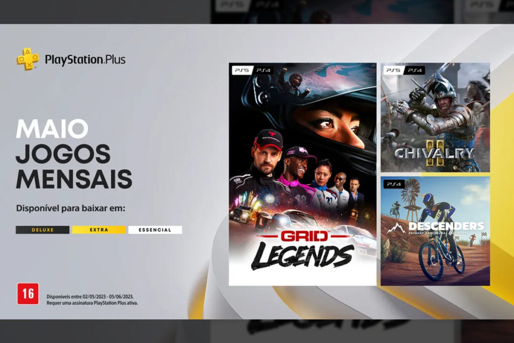 Lista de jogos da PS Plus de Maio