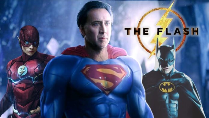Nicolas Cage como Superman em The Flash