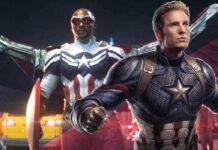 Possível uniforme de Sam Wilson em Capitão América: Nova Ordem Mundial