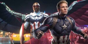 Possível uniforme de Sam Wilson em Capitão América: Nova Ordem Mundial