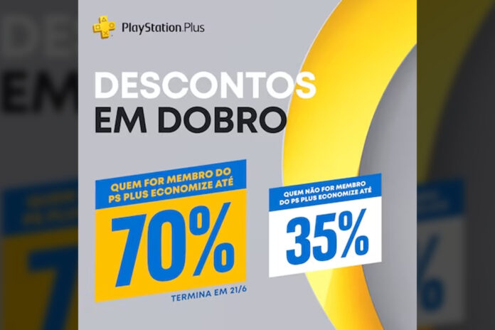 Promoção onde está tendo Descontos em Dobro da PS Store