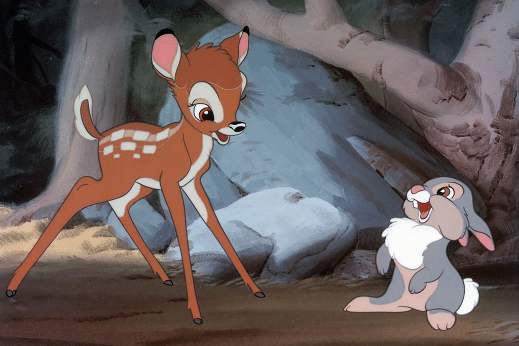 Cena de Bambi (1942).