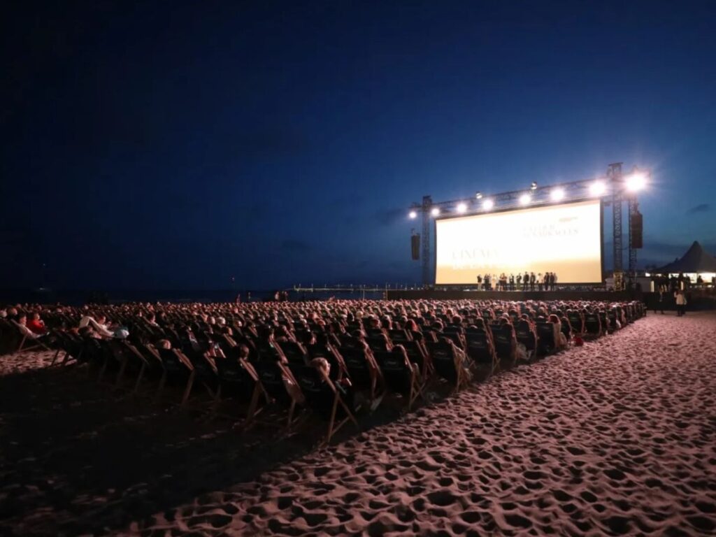 Uma das exibições do Festival de Cannes desse ano. Foto: Joachim Tournebise/FDC