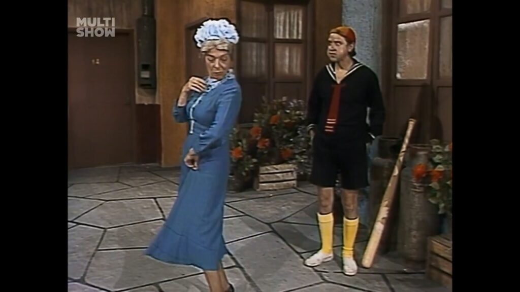 Famosa cena de "O concurso de beleza", exibido originalmente no México em 24 de julho de 1978, considerado um dos melhores episódios da temporada de 1978.