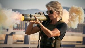 Linda Hamilton em Terminator: Dark Fate