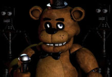 Pôster oficial do game Five Nights at Freddy’s