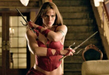 Jennifer Garner interpretando a anti-herói Elektra