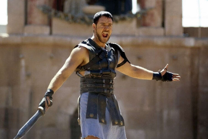 Pôster do primeiro filme Gladiador