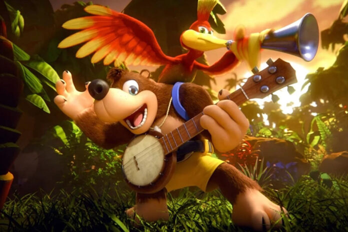 Pôster do game Banjo-Kazooie