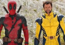 Ryan Reynolds como Deadpool e Hugh Jackman como Wolverine