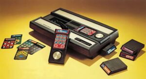 Console Mattel Intellivision e cartuchos