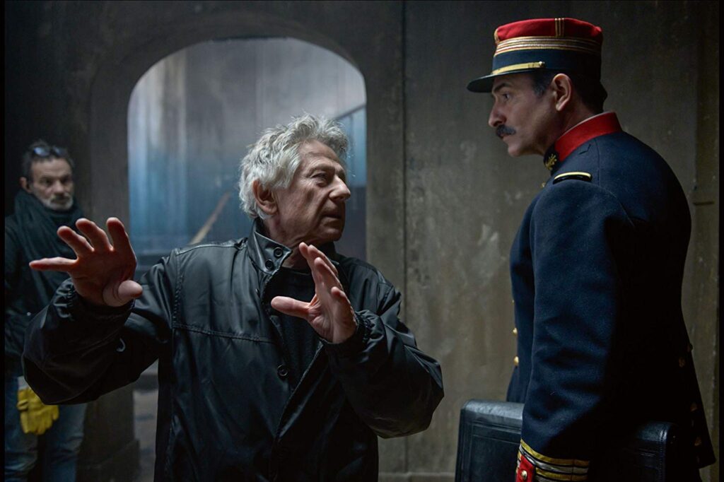 Roman Polanski durante as filmagens de The Palace. Divulgação.