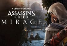 Pôster oficial do game Assassin's Creed Mirage