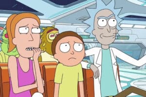 Imagem da animação Rick and Morty