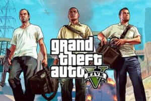 Pôster oficial do game GTA V