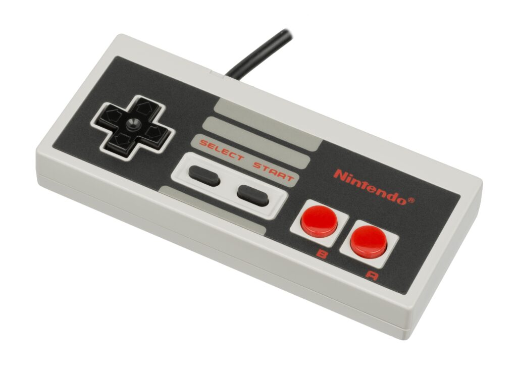 Controle padrão do Nintendo Entertainment System NES