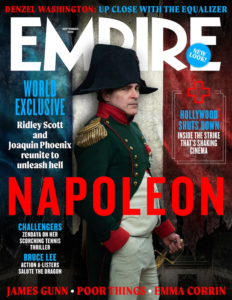 Nova imagem de Napoleão, interpretado por Joaquin Phoenix