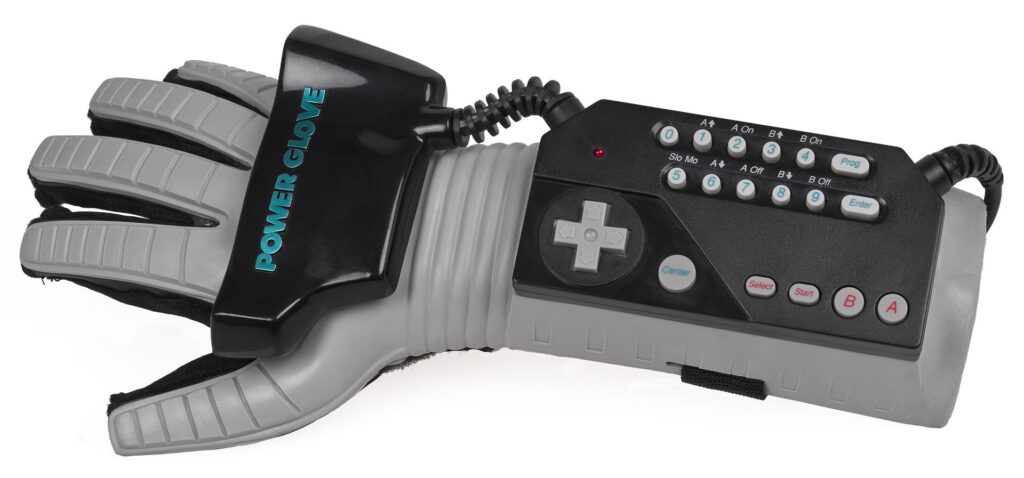 Acessorio Power Glove para o console Nintendo Entertainment System