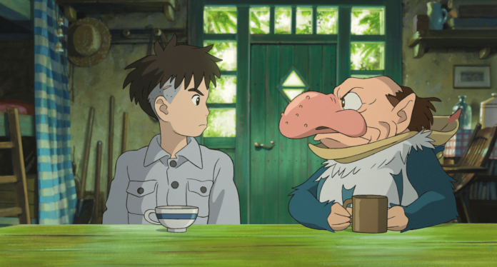 Cena de The Boy and the Heron de Hayao Miyazaki