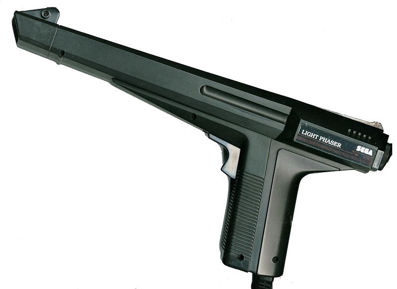 Pistola do Master System Sega Light Phaser