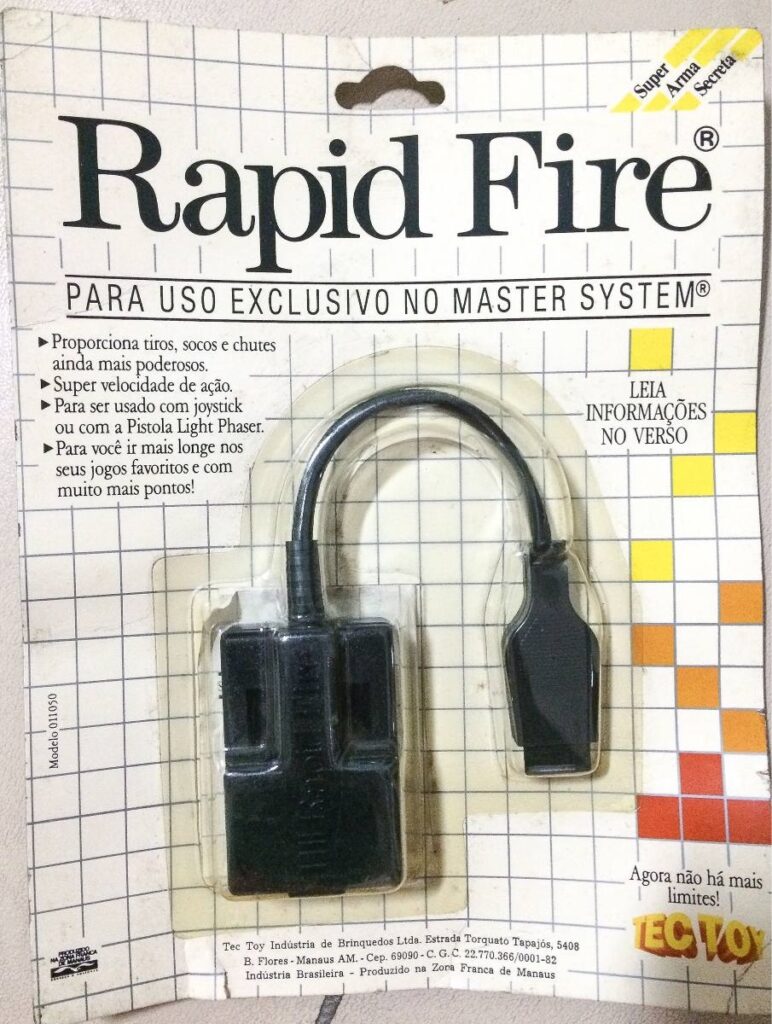 acessorio do Master System Sega Rapid Fire