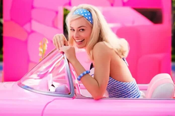 Imagem oficial do filme da Barbie