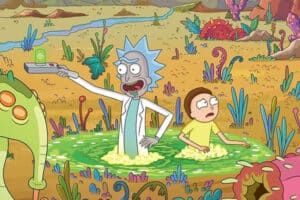 Imagem da animação Rick and Morty