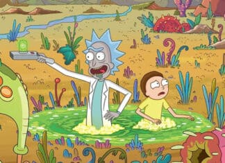 Imagem da animação Rick and Morty