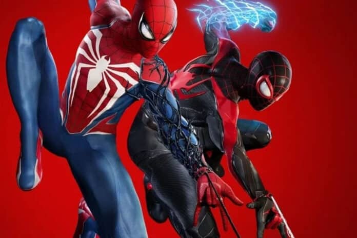 Pôster do game Marvel's Spider Man 2