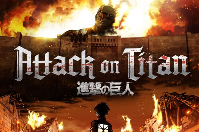 pôster do anime Attack on Titan