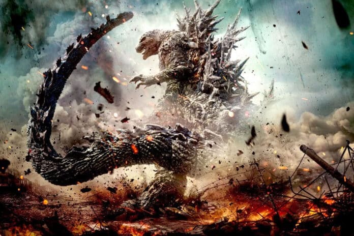 Imagem oficial de Godzilla