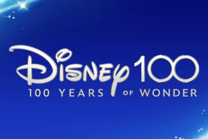 Imagem dos 100 anos Disney